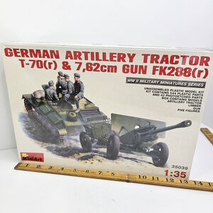 SEALED MiniArt 35039 German Artillery Tractor & 7.62cm Gun W/ 5 Figures